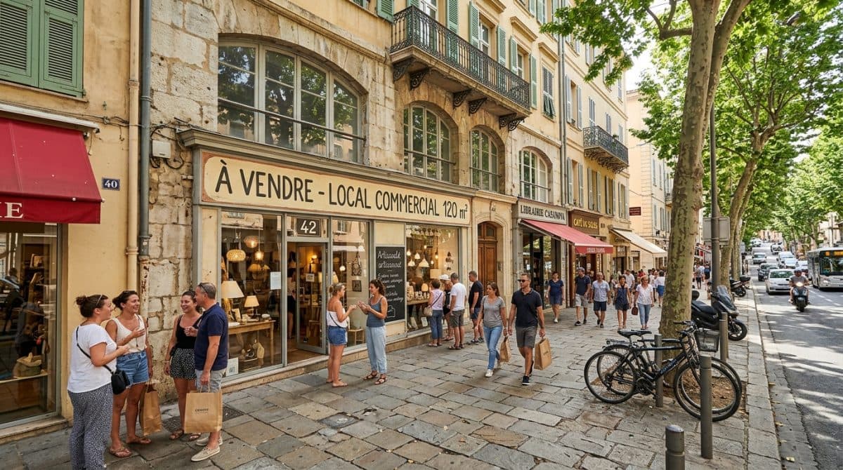 Illustration générée : Droit au bail centre ville ajaccio