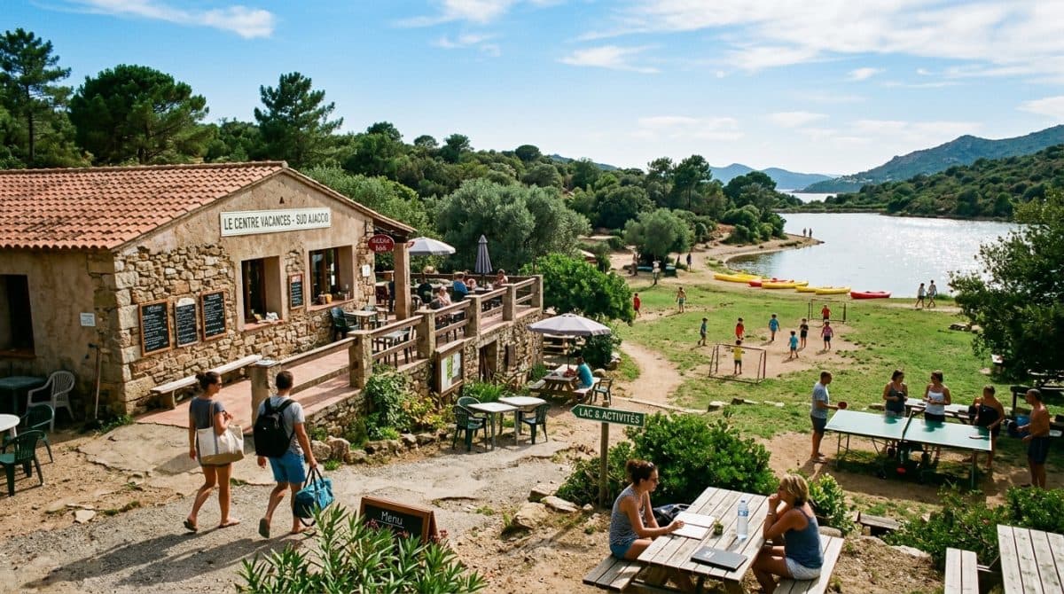 Illustration générée : Centre de loisirs et de vacances Corse du Sud