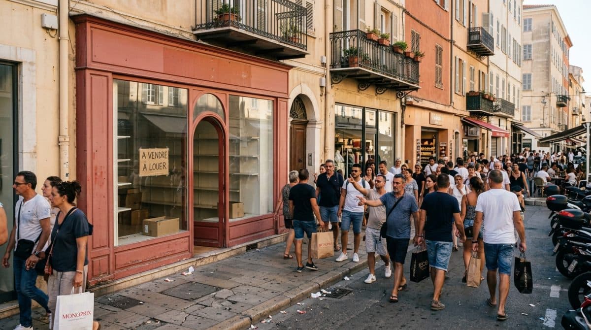 Illustration générée : Droit au bail a vendre cours napoléon ajaccio