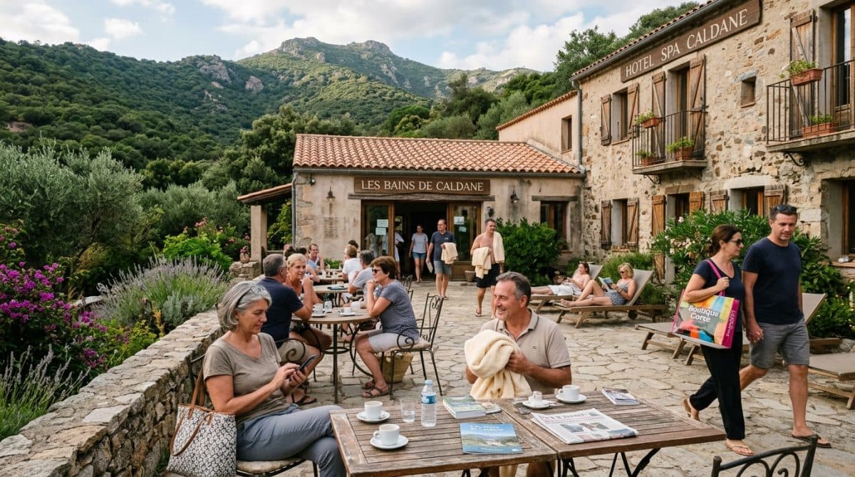 Illustration générée : Station thermale a vendre Corse du Sud