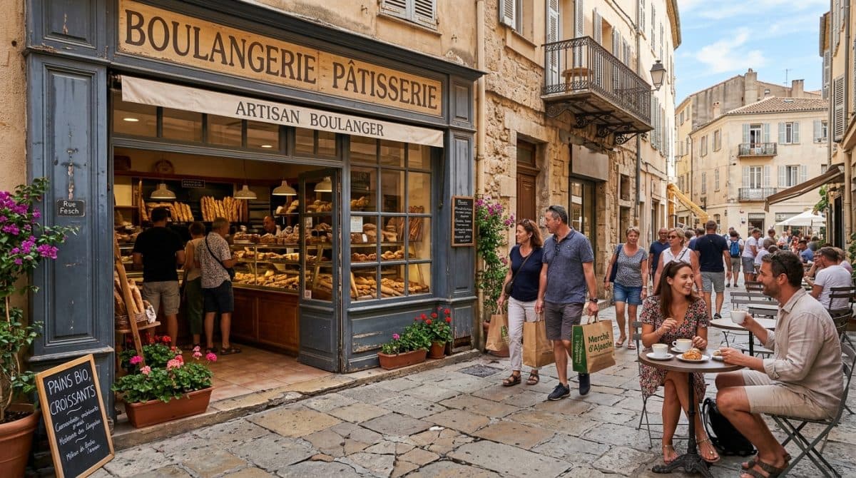 Illustration générée : A vendre boulangerie patisserie ajaccio