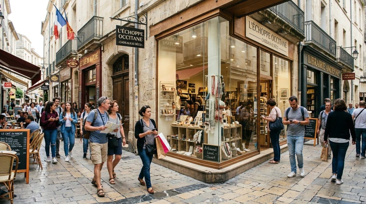 Illustration générée : DROIT AU BAIL 70 m² - ÉCUSSON MONTPELLIER - VITRINE 5 m