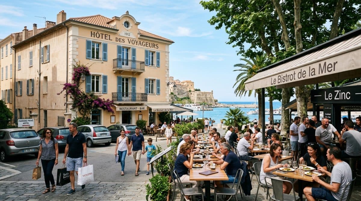 Illustration générée : A vendre hotel balagne Haute Corse emplacement premium