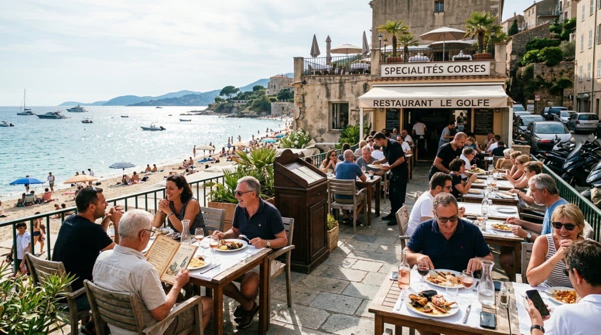 Illustration générée : A vendre fonds de commerce restaurant bord de mer
