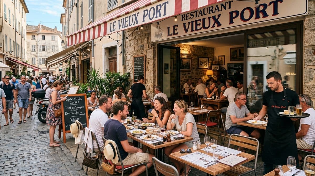 Illustration générée : A VENDRE FONDS DE COMMERCE RESTAURANT à AJACCIO