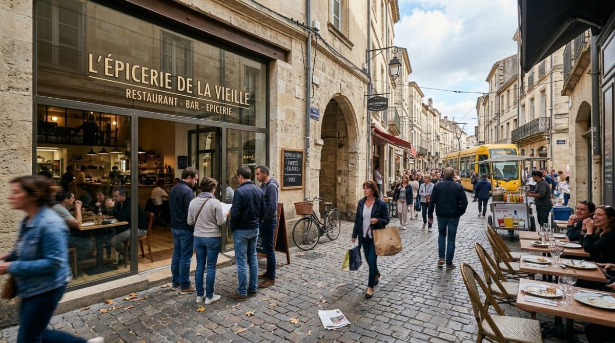 Illustration générée : Droit au Bail - Local commercial 90 m² - Montpellier Écusson