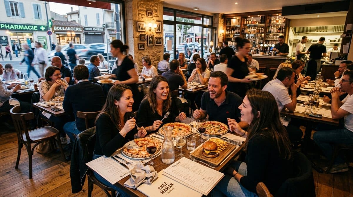 Illustration générée : A vendre murs et fonds de commerce restaurant a castelnau le lez