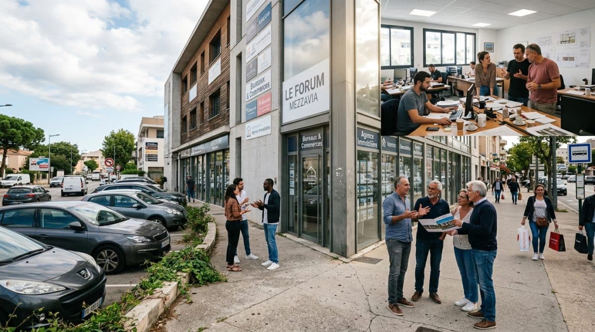 Illustration générée : A louer locaux d'activites - depots - bureaux amenages