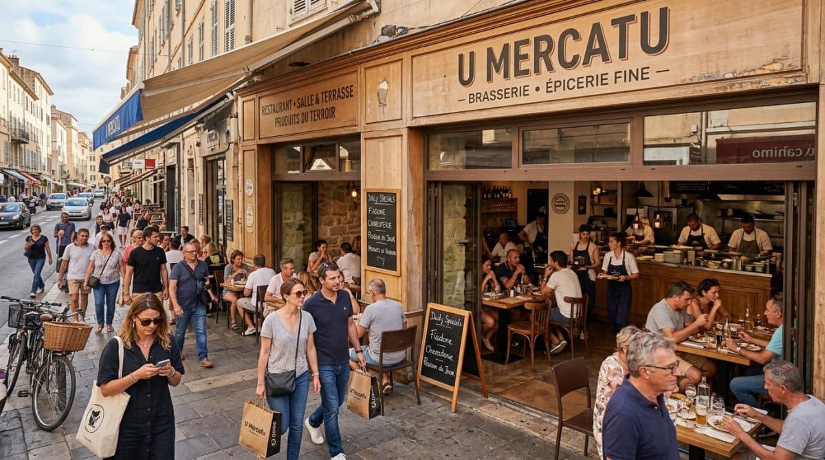 Illustration générée : Local commercial a destination alimentaire et/ou restauration