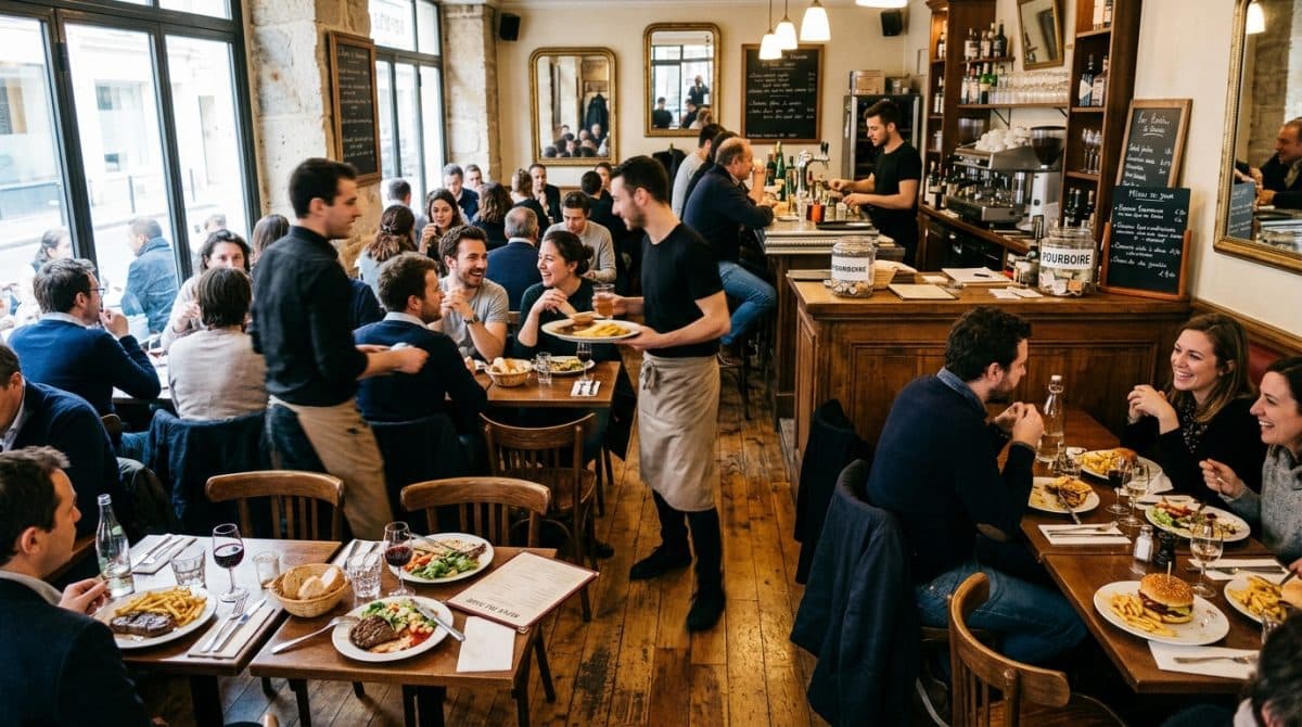 Illustration générée : A Vendre Bar Brasserie en parts sociales ou FDC