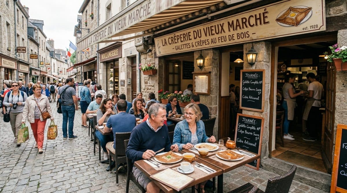 Illustration générée : Creperie grill Morbihan