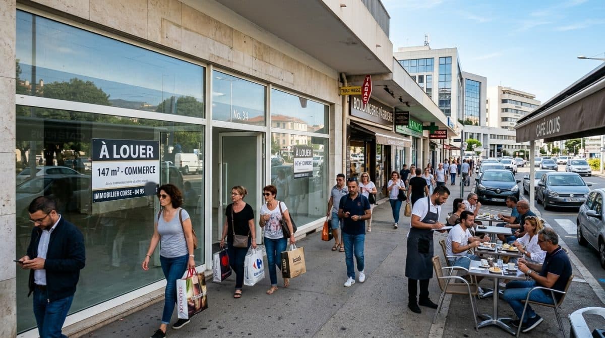Illustration générée : A louer locaux commerciaux rocade