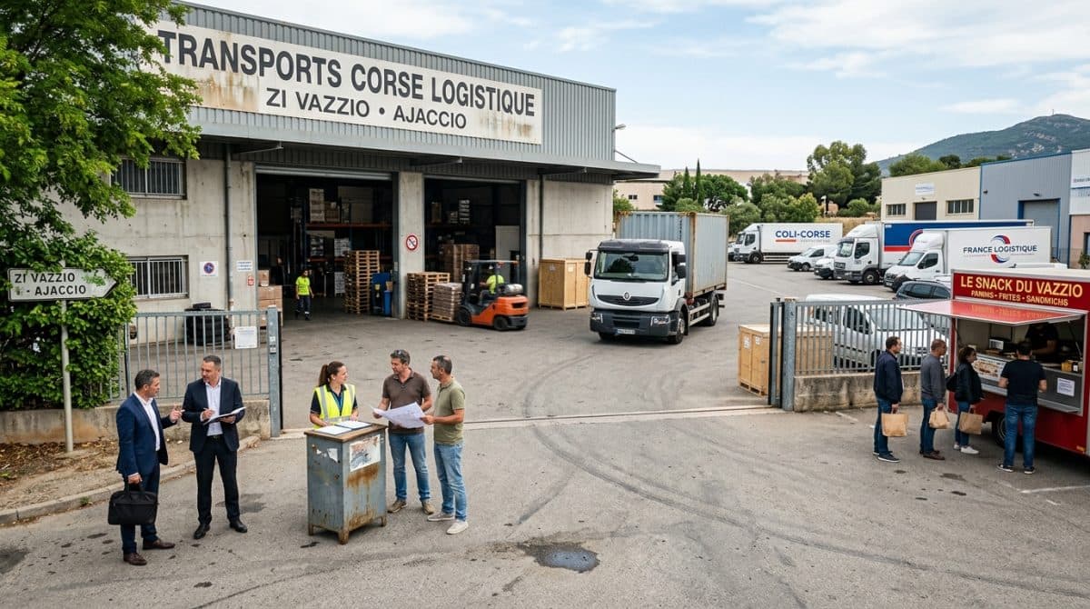 Illustration générée : ZI vazzio location depots d'activites agences