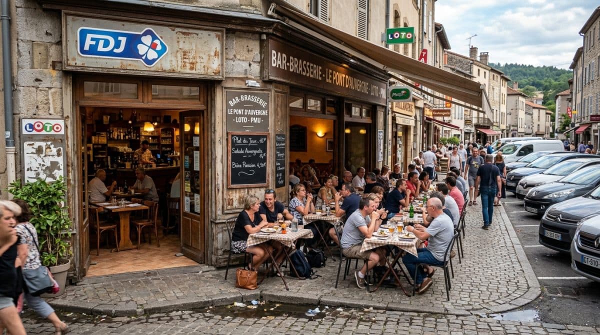 Illustration générée : Bar brasserie FDJ a vendre