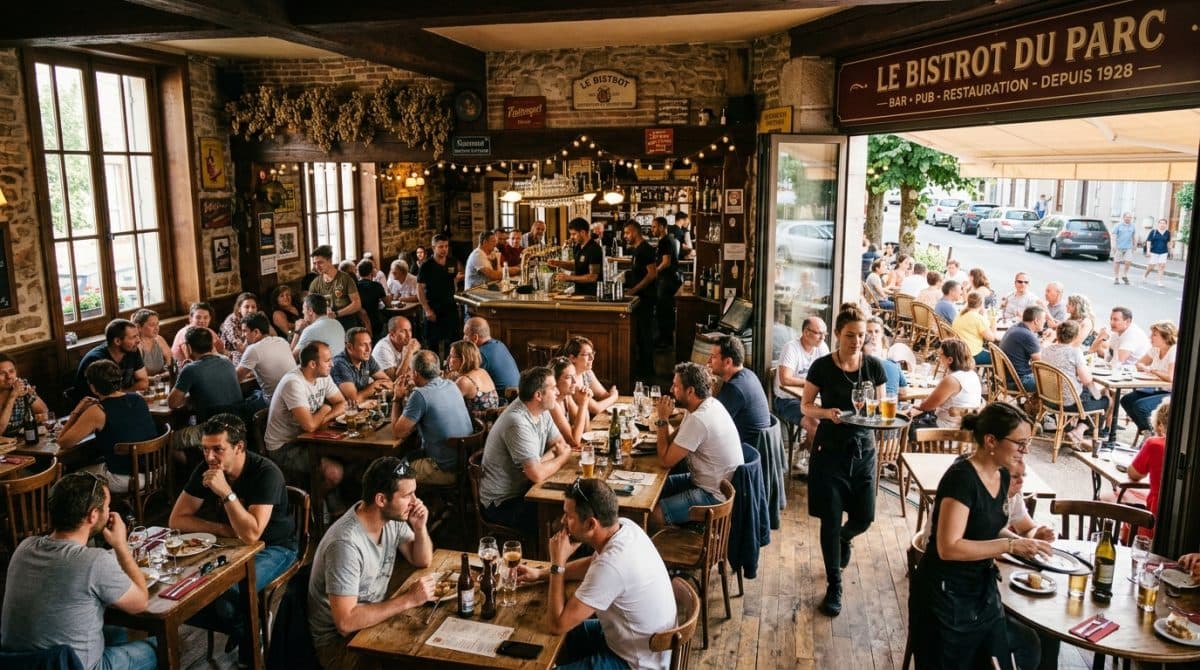 Illustration générée : Bar Pub à VENDRE proximité VICHY