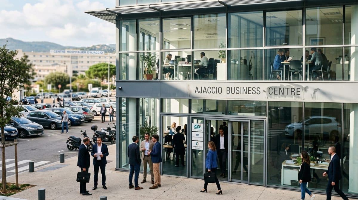 Illustration générée : Location locaux/bureaux agences secteur stiletto hopital