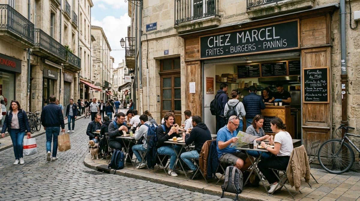 Illustration générée : Restauration Rapide Rentable – Montpellier - emplacement Premium