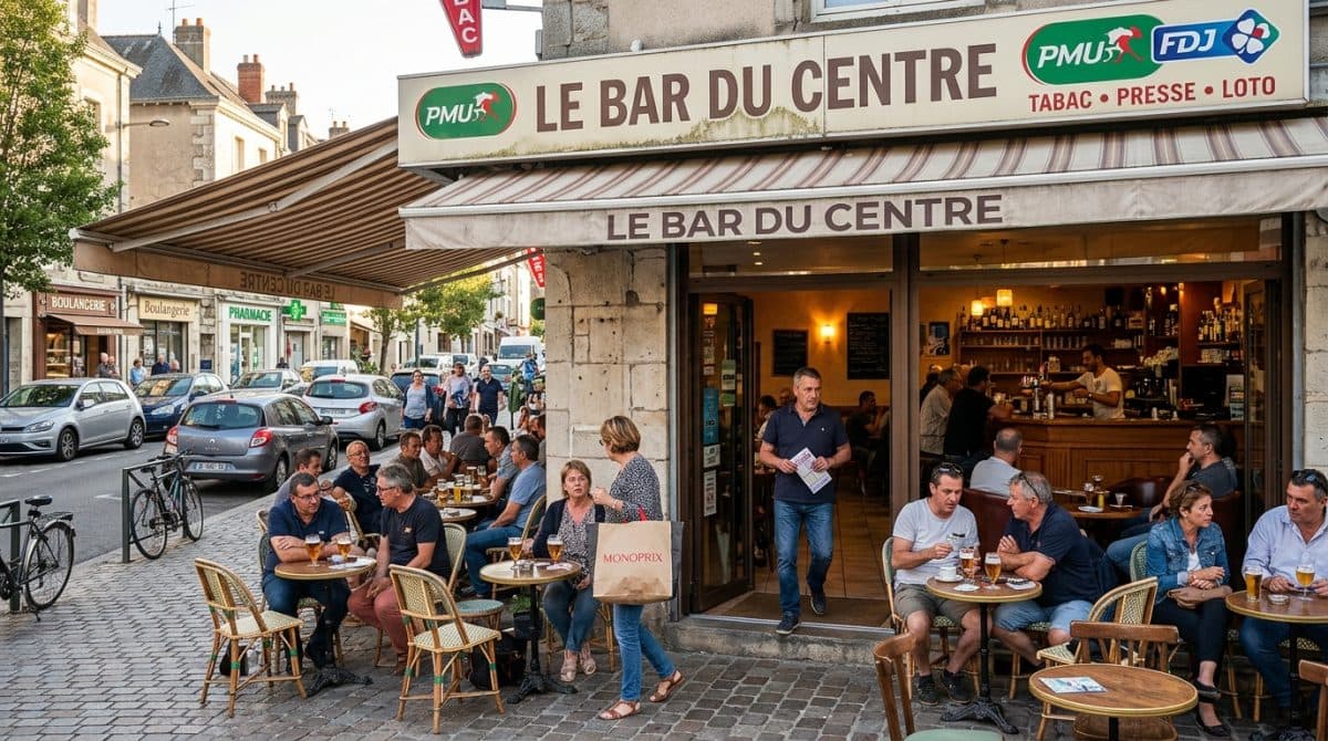 Illustration générée : Bar PMU FDJ a vendre a 15 minutes de lezoux
