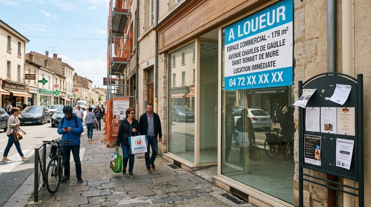 Illustration générée : Locaux Commerciaux · SAINT-BONNET-DE-MURE