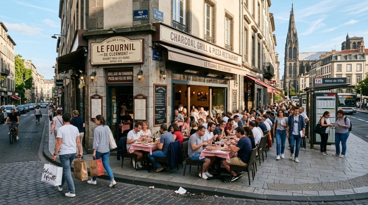 Illustration générée : A VENDRE FONDS DE COMMERCE GRILLADES PIZZA à CLERMONT-FERRAND