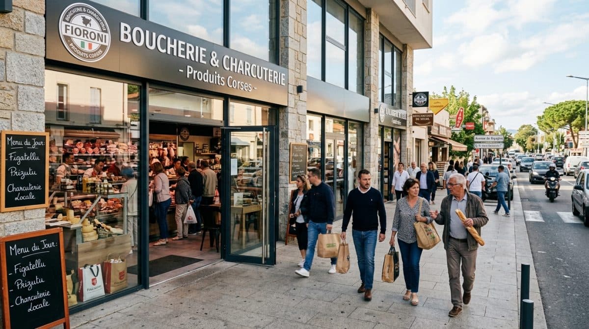 Illustration générée : 300 m2 locaux commerciaux - biguglia - pole activites premium