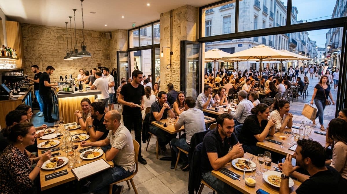 Illustration générée : A vendre murs et fonds hotel bar-restaurant-montpellier