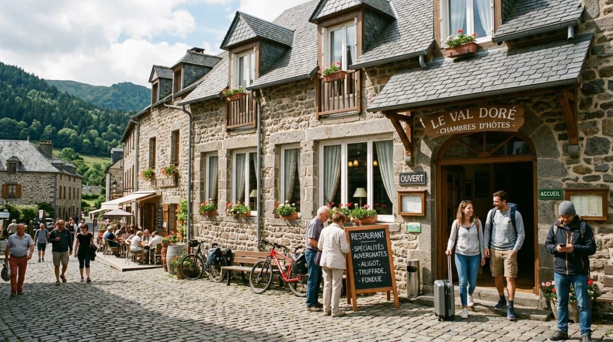 Illustration générée : A vendre murs et fonds de gite sans restauration secteur MONT-DORE