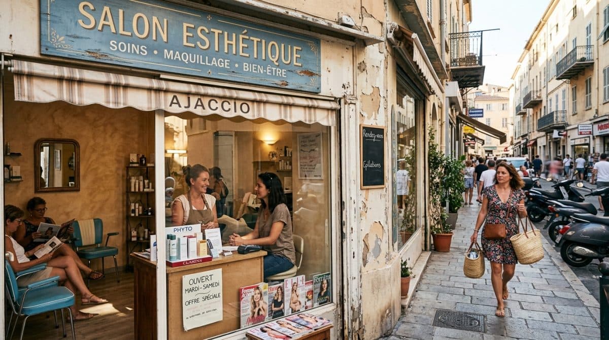 Illustration générée : Salon esthetique