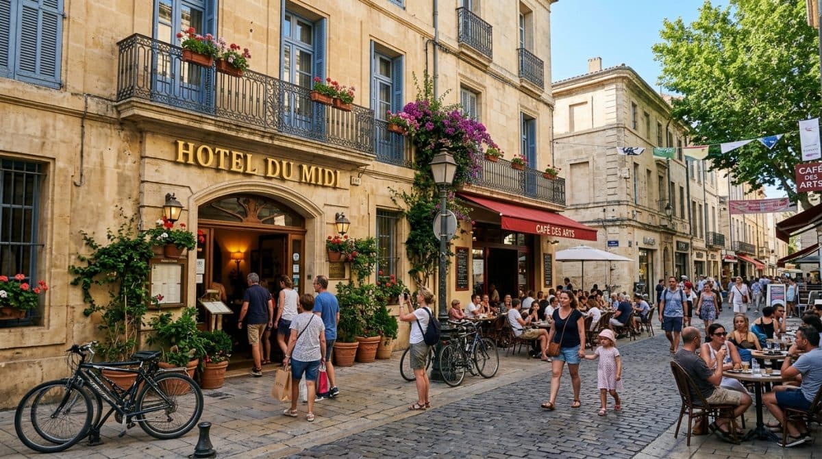 Illustration générée : Hôtel à Nîmes_Belle opportunité d'investissement