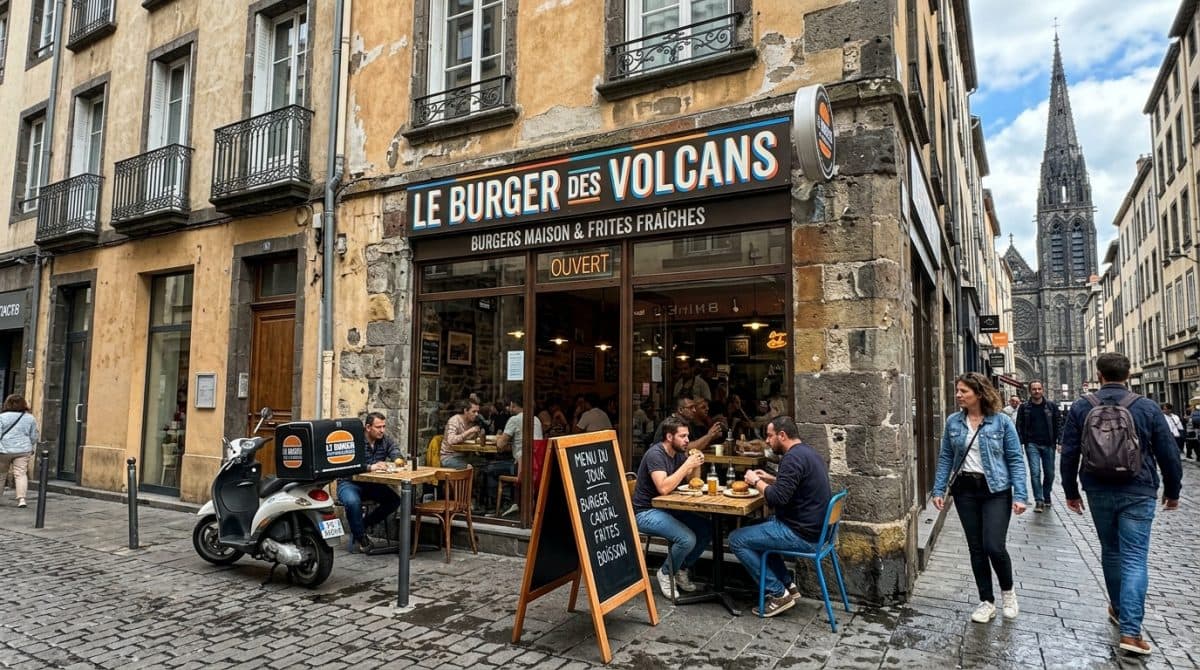 Illustration générée : Restaurant de Burgers