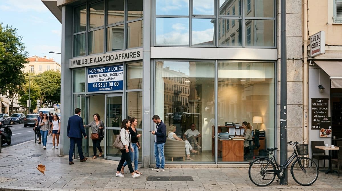 Illustration générée : A louer bureaux rocade