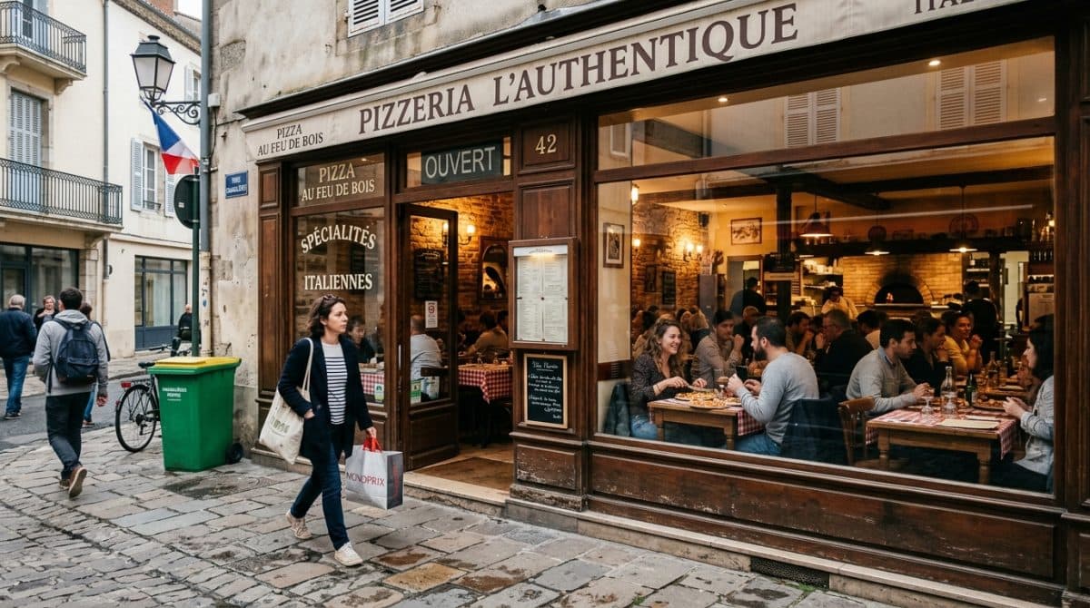 Illustration générée : PIZZERIA a vendre sur axe passant
