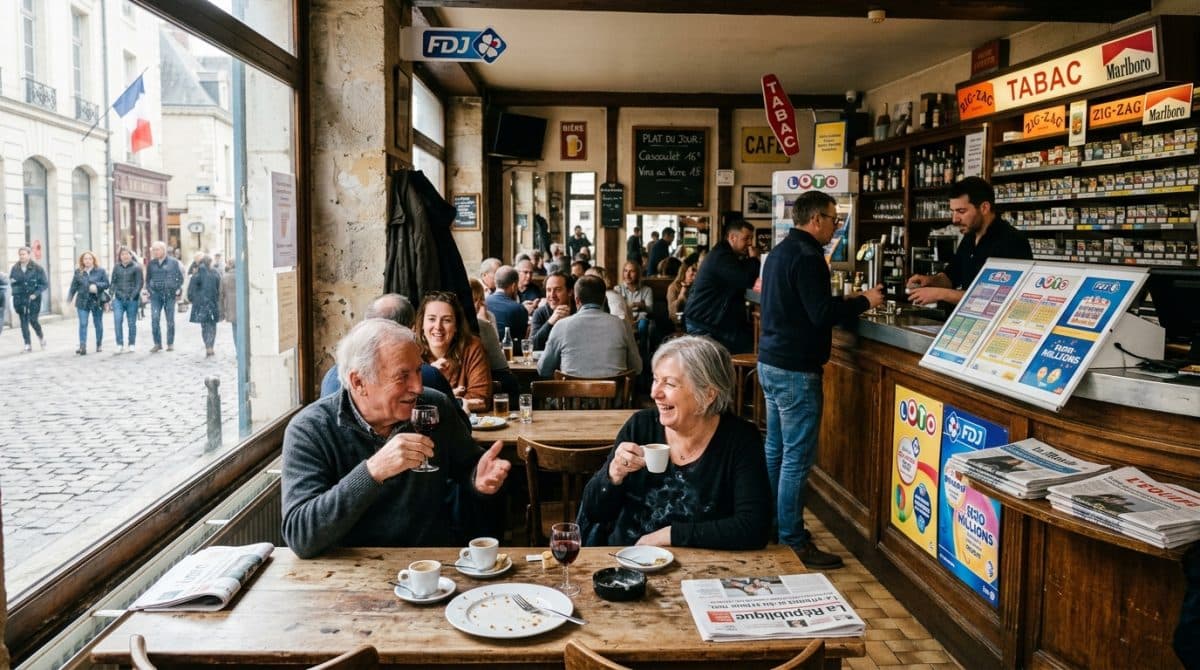 Illustration générée : Café, Bar, Tabac et Brasserie