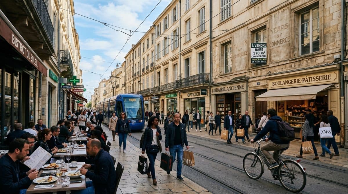 Illustration générée : MURS COMMERCIAUX MONTPELLIER CENTRE 370 m2