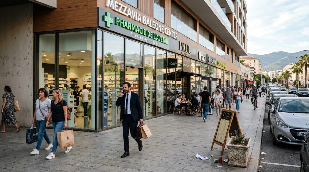 Illustration générée : Mezzavia baleone - locaux commerciaux-bureaux