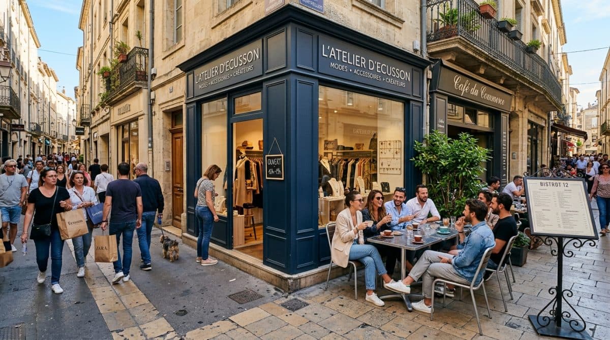 Illustration générée : Droit au bail montpellier centre st guilhem
