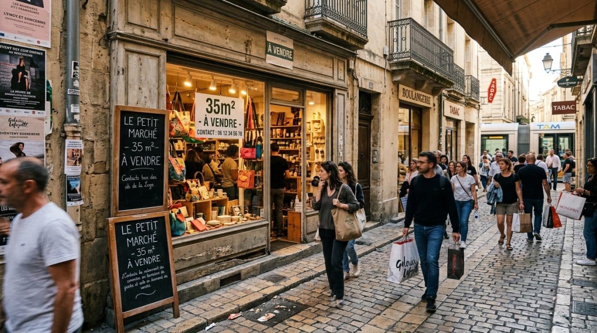 Illustration générée : RARE — DAB MONTPELLIER CENTRE — EMPLACEMENT N°1 — 35 m²