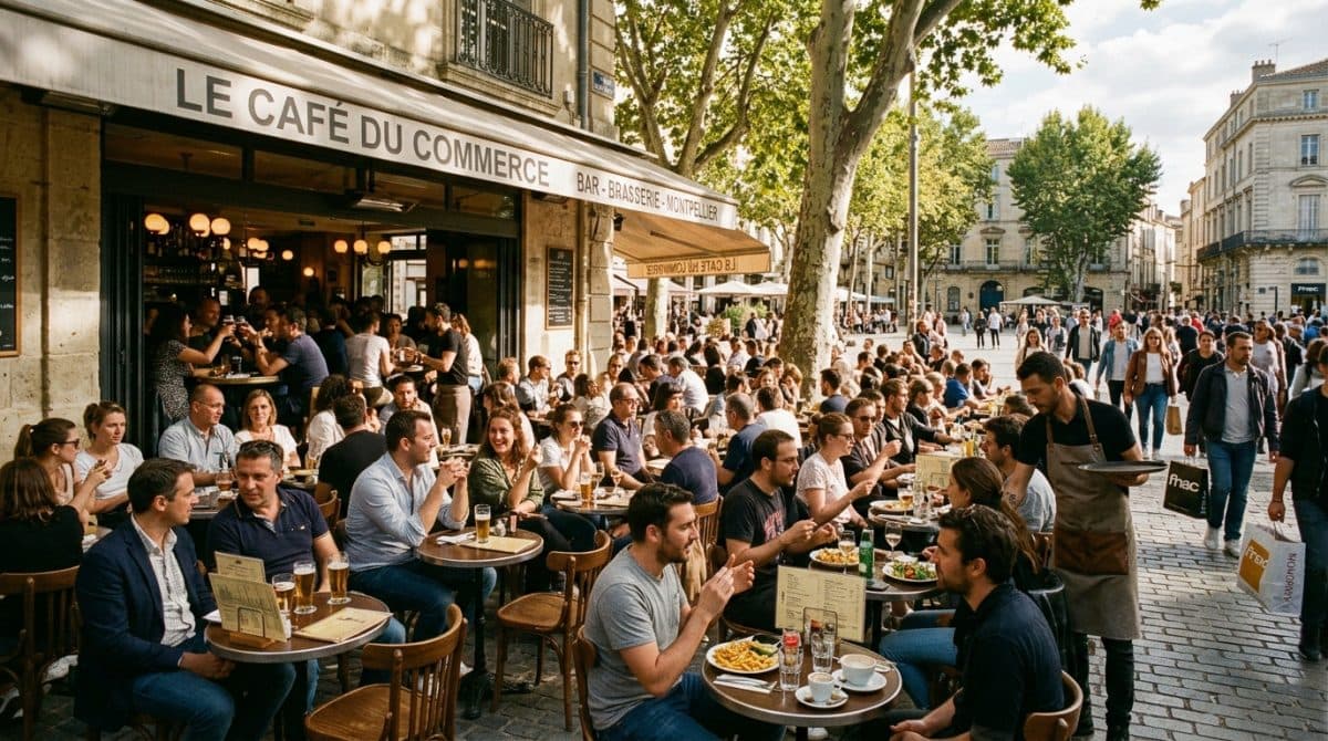 Illustration générée : A vendre fonds de bar-brasserie avec licence 3 EMPLACEMENT N°1