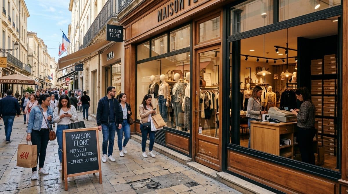 Illustration générée : A ceder droit au bail montpellier centre rue premium