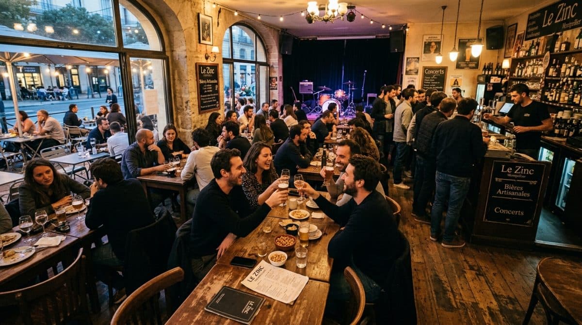 Illustration générée : A vendre bar licence 3 Montpellier