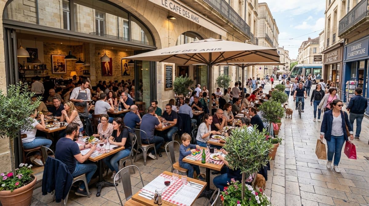 Illustration générée : A vendre restaurant emplacement premium montpellier-centre