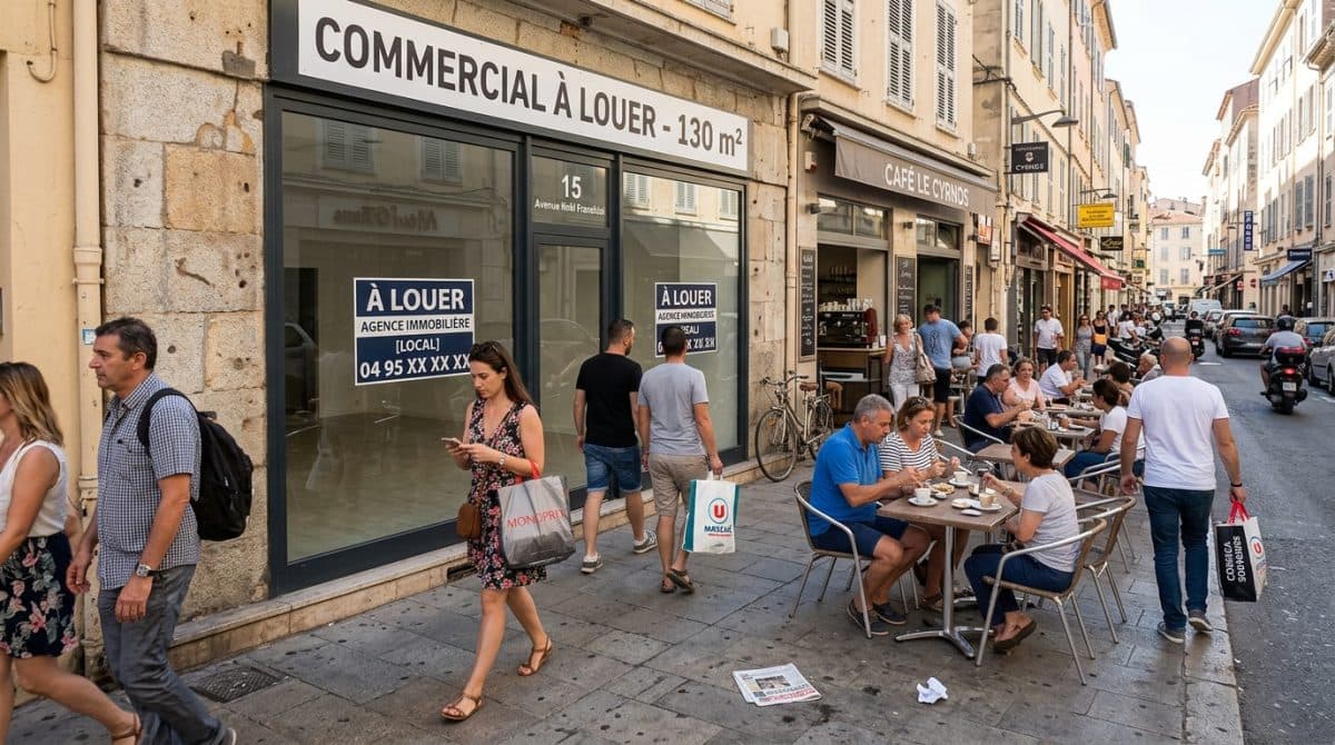 Illustration générée : A louer local commercial ajaccio