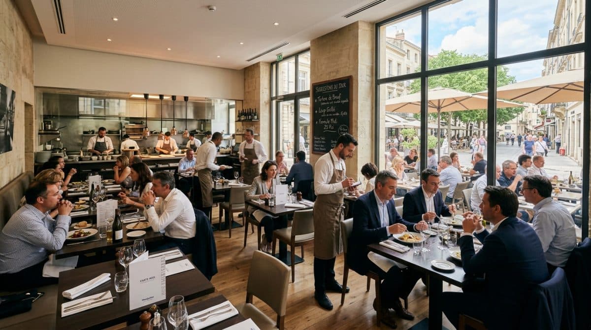 Illustration générée : A vendre tres beau restaurant du midi montpellier