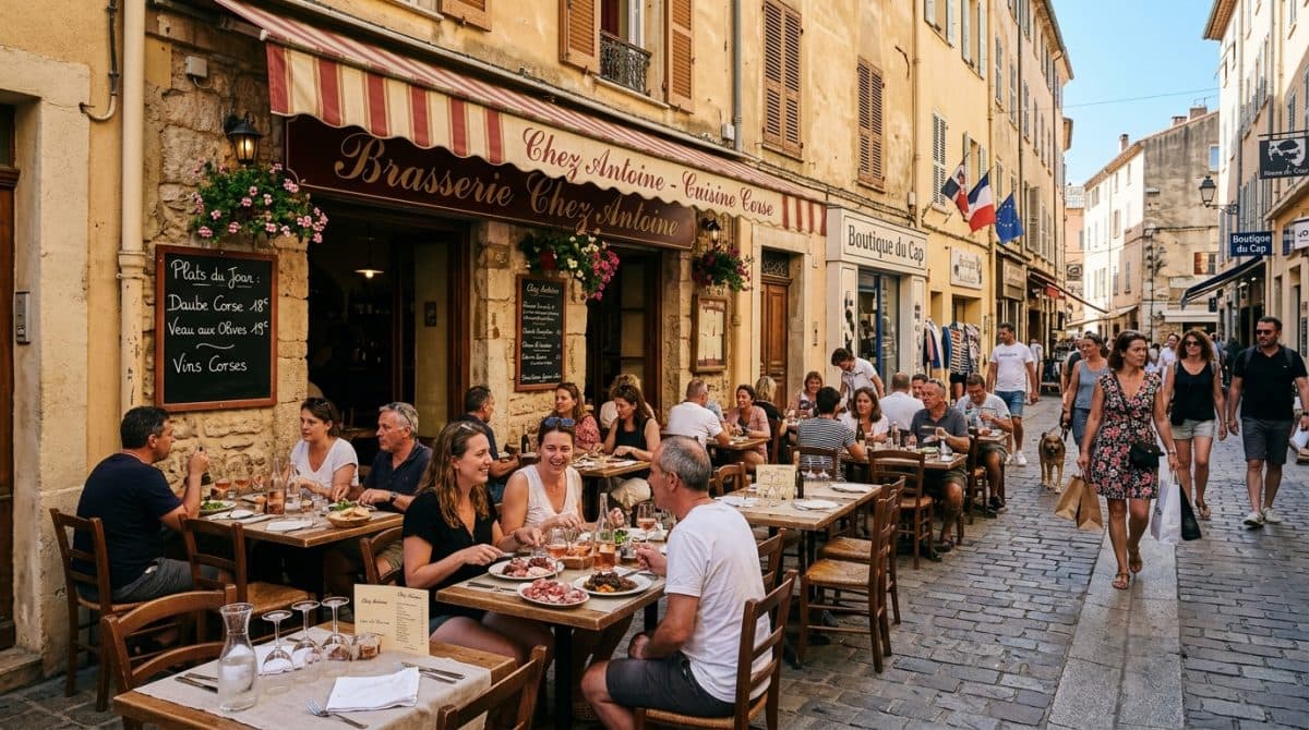 Illustration générée : A vendre brasserie centre ville ajaccio