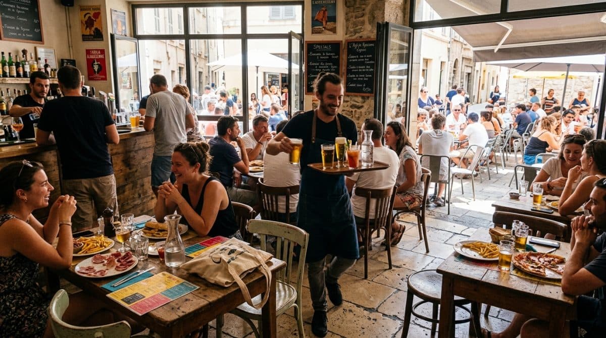 Illustration générée : Snack bar a vendre ajaccio