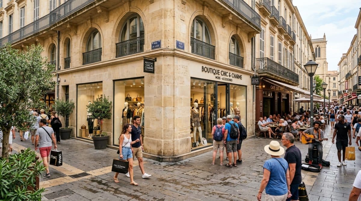 Illustration générée : Droit au bail montpellier centre secteur place de la comedie