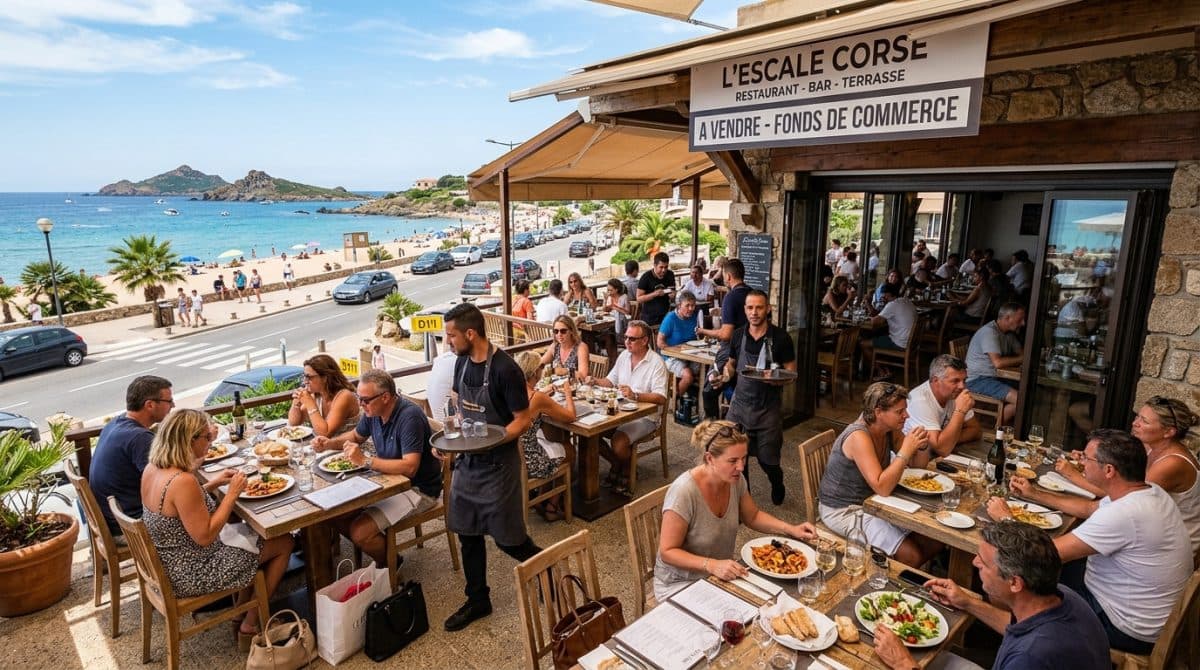 Illustration générée : Restaurant a vendre ajaccio