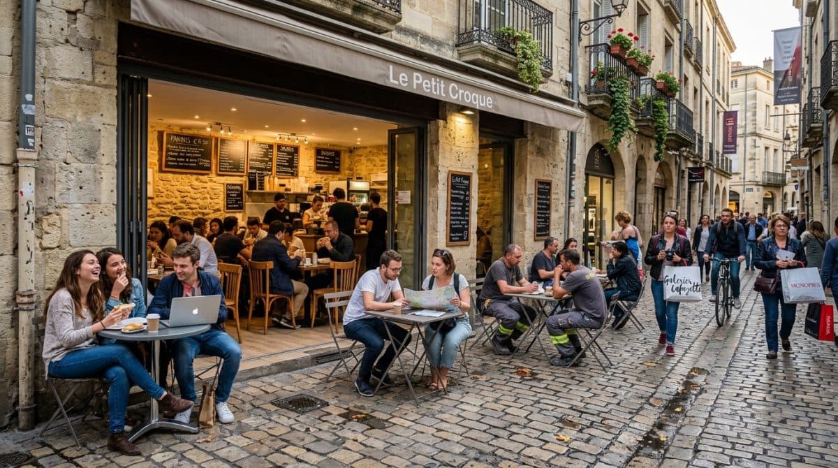 Illustration générée : Fonds de commerce Restauration – Montpellier Centre – Rentable