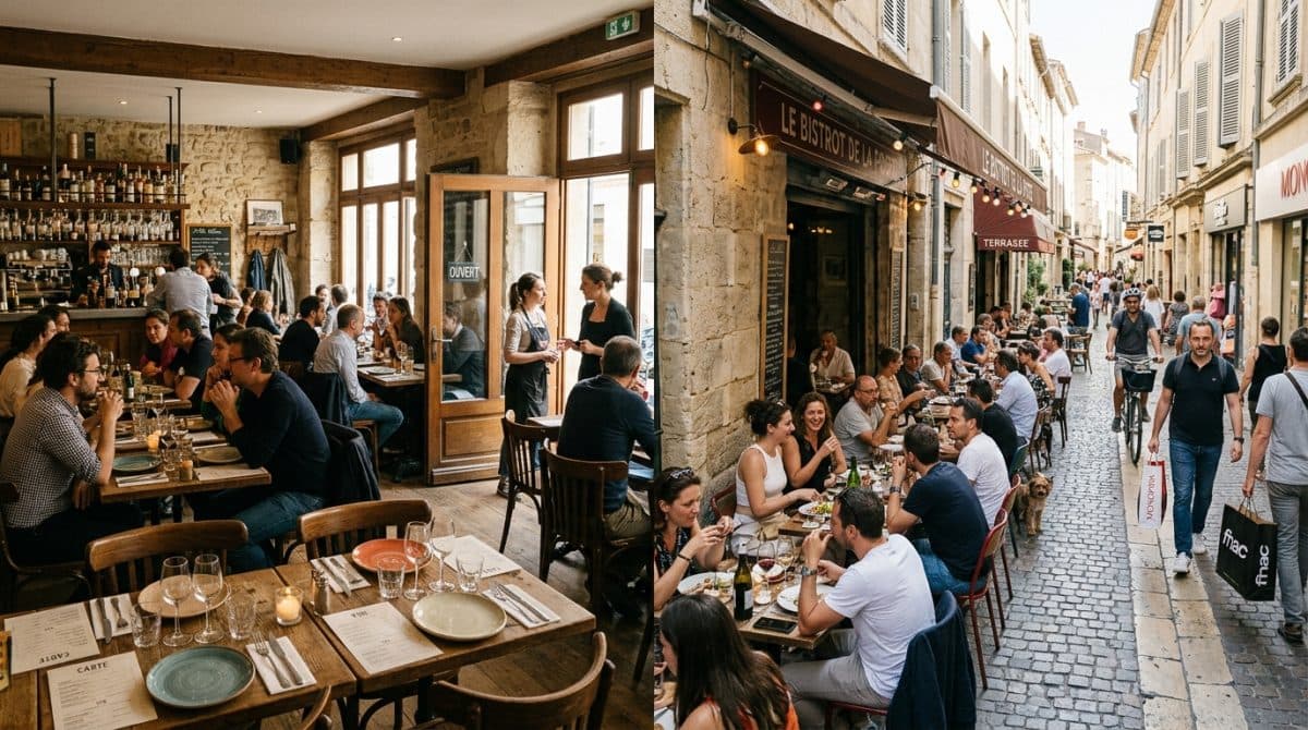 Illustration générée : A vendre fonds de commerce de restaurant situé au centre