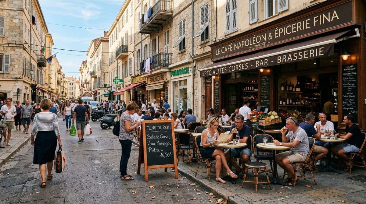 Illustration générée : Droit au bail centre ville ajaccio